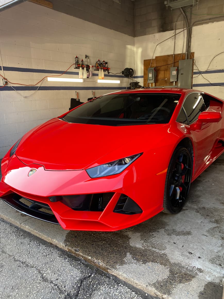 Lamborghini Aventador detailed by Supreme Auto Care